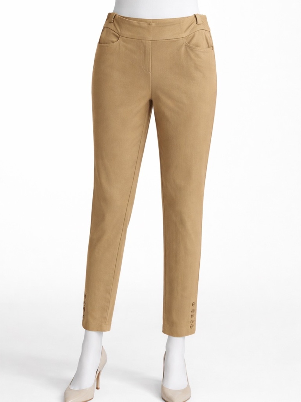 Chicos versatile cotton slim‎ stretch pants